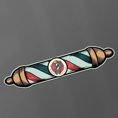 11.5" x 3" Vinyl Die Cut Sticker with pull tab